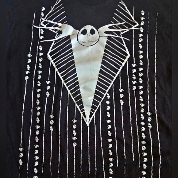 NWOT Nightmare Before Christmas Jack Skellington Shirt Men's Size Large Black - Picture 4 of 10